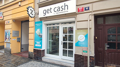 GetCash Zastavárna Praha Nusle - exteriér