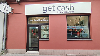 GetCash Zastavárna Praha Smíchov - exteriér